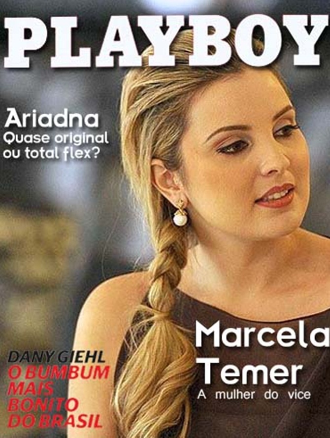 Marcela Temer Peladinha La First Lady brasiliana in rete