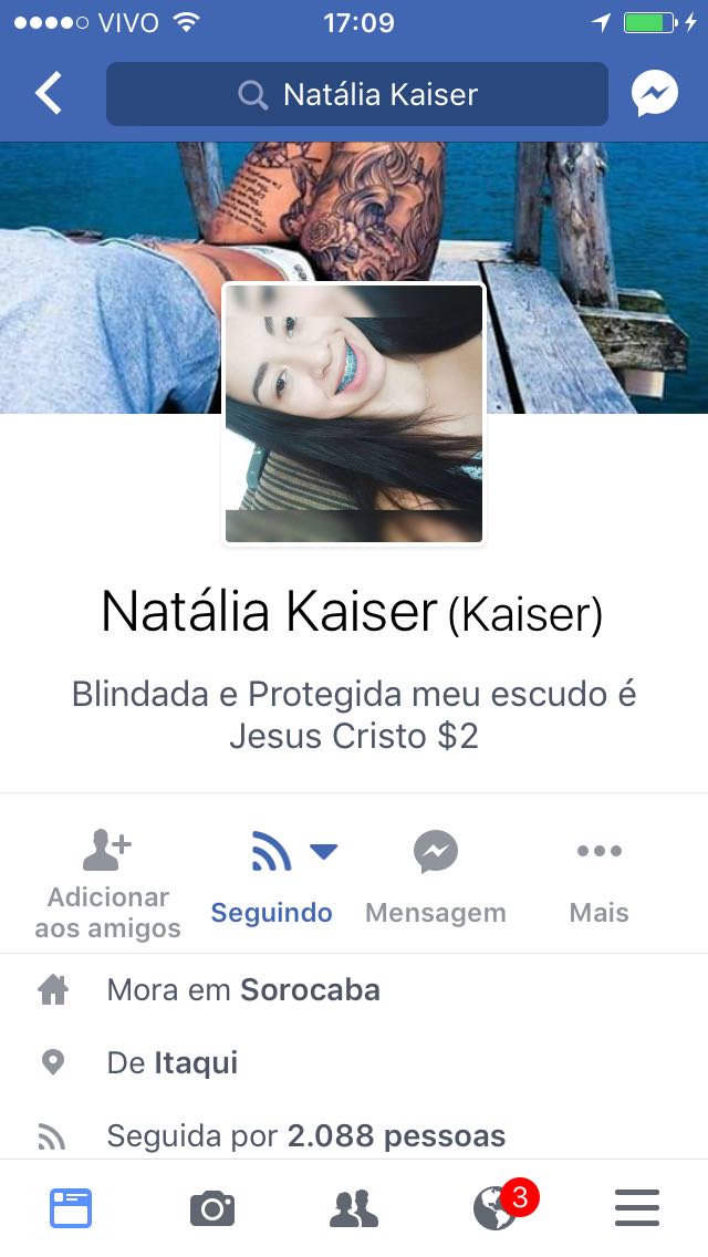 Natalia Maldosa, ninfetta di Sorocaba, ha fatto trapelare in rete foto di nudo